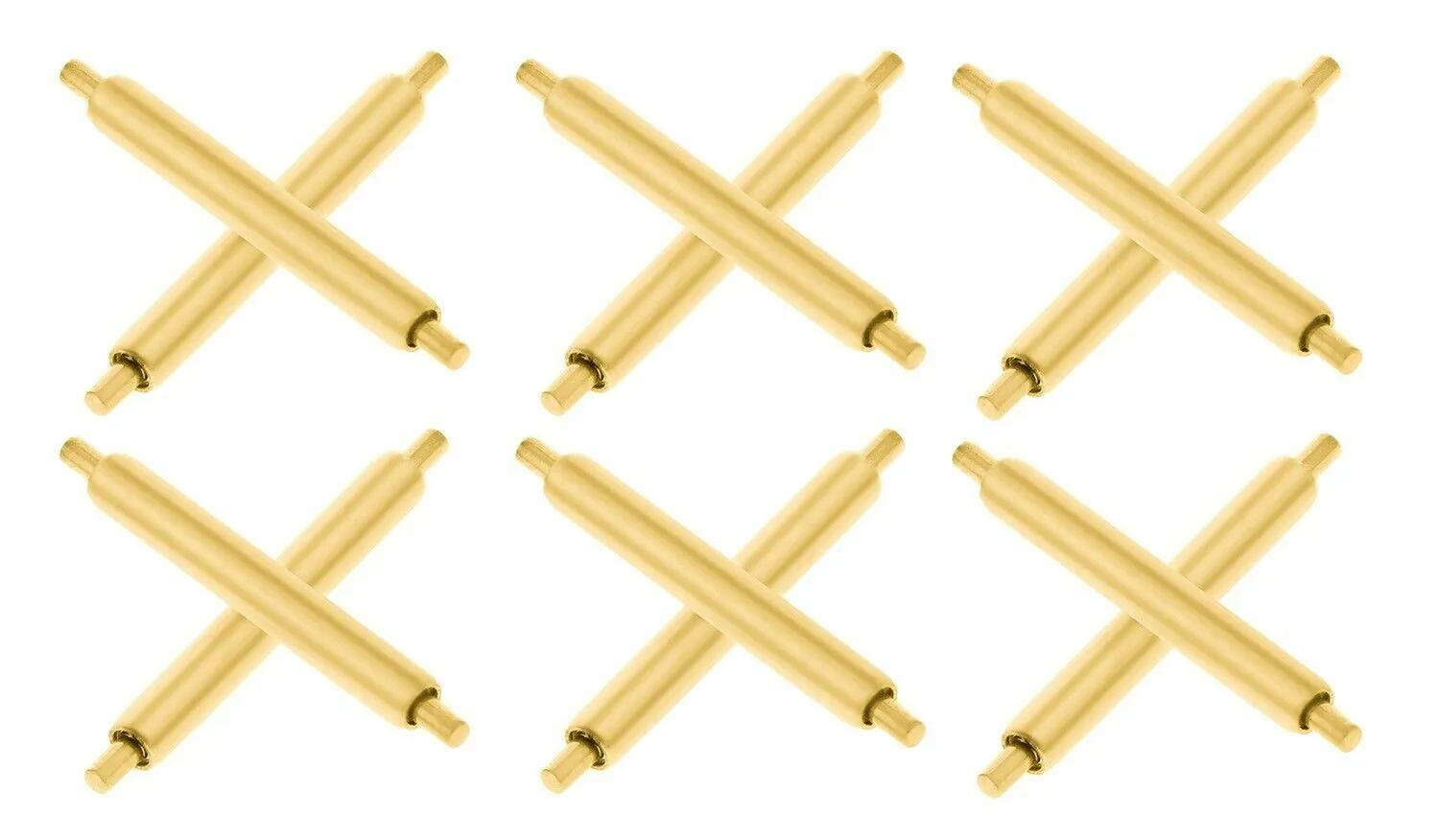 12 SPRING BAR FOR ROLEX WATCH OLD DATEJUST 6517 6519 6900 6916 6917 13MM GOLD