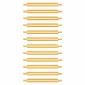12 SPRING BAR FOR ROLEX WATCH OLD DATEJUST 6517 6519 6900 6916 6917 13MM GOLD