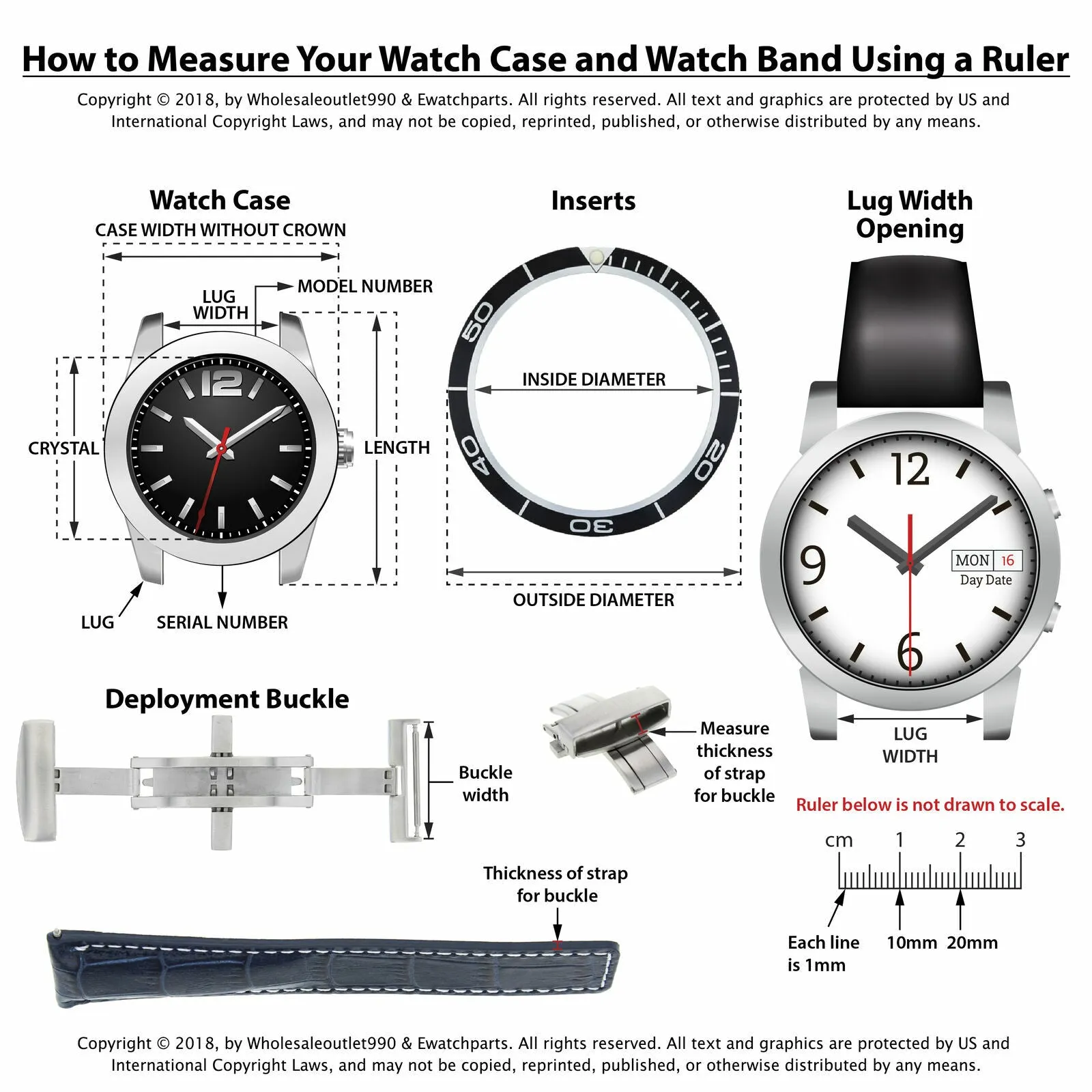19MM OYSTER WATCH BAND FOR ROLEX AIRKING 5520 5701 6500 6552 14000 14010 14010M