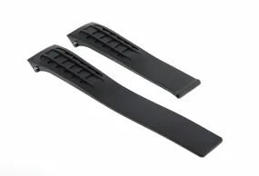22MM RUBBER WATCH STRAP BAND CLASP FOR TAG HEUER CARRERA CAG2111 CALIBRE 5 BLACK