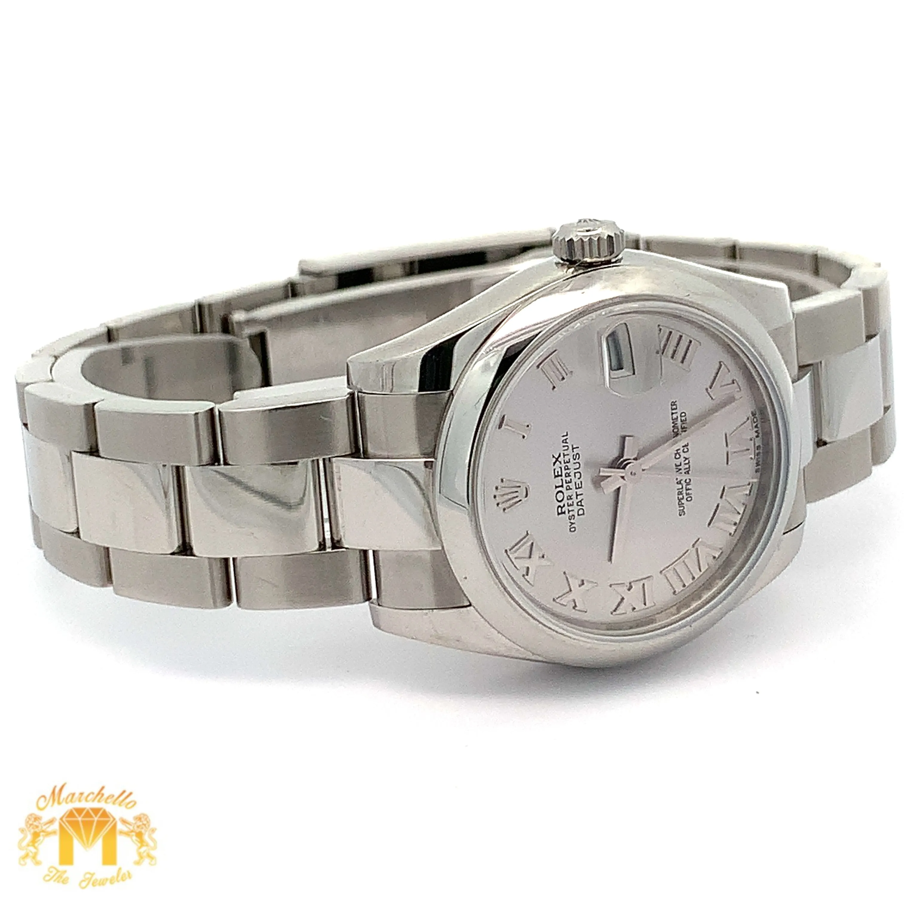 31mm Rolex Watch with Stainless Steel Oyster Bracelet