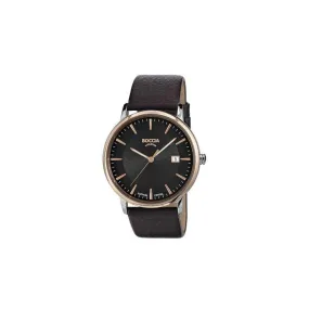 3557-05 - Mens Rose Gold Titanium Watch