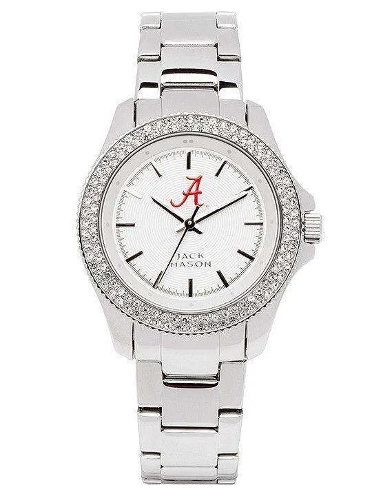Alabama Crimson Tide Ladies Glitz Sport Bracelet Watch by Jack Mason