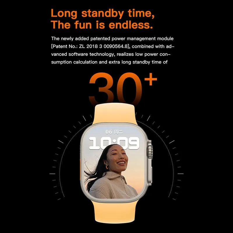 ApexX: 1.99" Affordable Bluetooth Calling Smartwatch with Magnetic Wireless Charging
