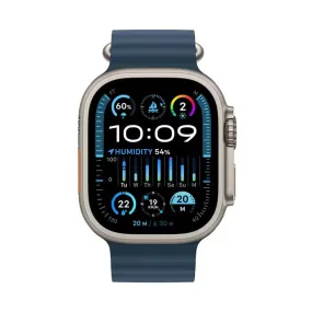 Apple Watch Ultra 2 (49mm) GPS   Cellular – Titanium Case, Blue Ocean Band | AU Version