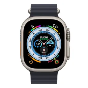 Apple Watch Ultra 49mm Titanium Case w/ Midnight Ocean Band GPS   Cellular ( AU Version )