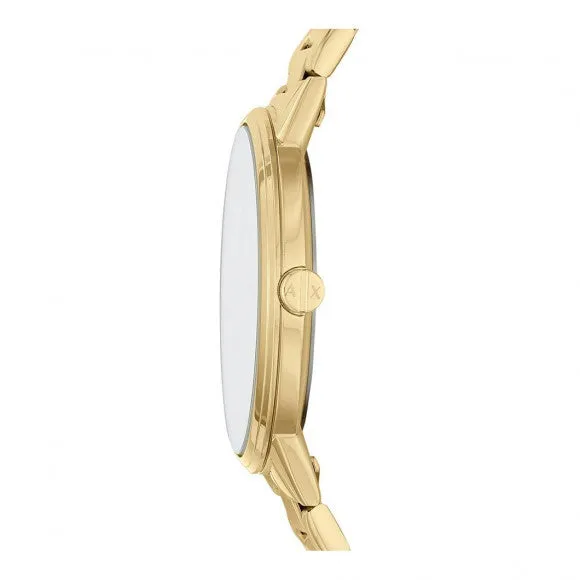 Armani Exchange Three-Hand Gold-Tone Stainless Steel Men's Watch AX2707