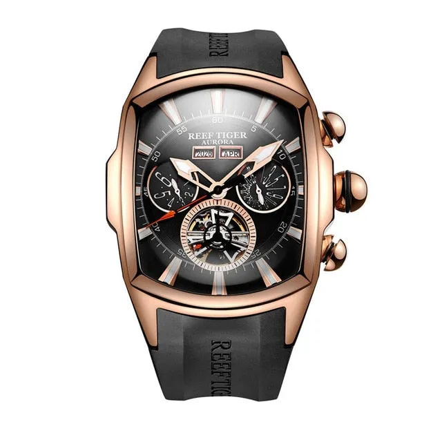 Aurora Big Sport Men Watch - Luminous Analog Tourbillon Watches