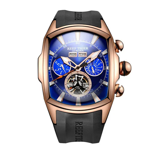 Aurora Big Sport Men Watch - Luminous Analog Tourbillon Watches
