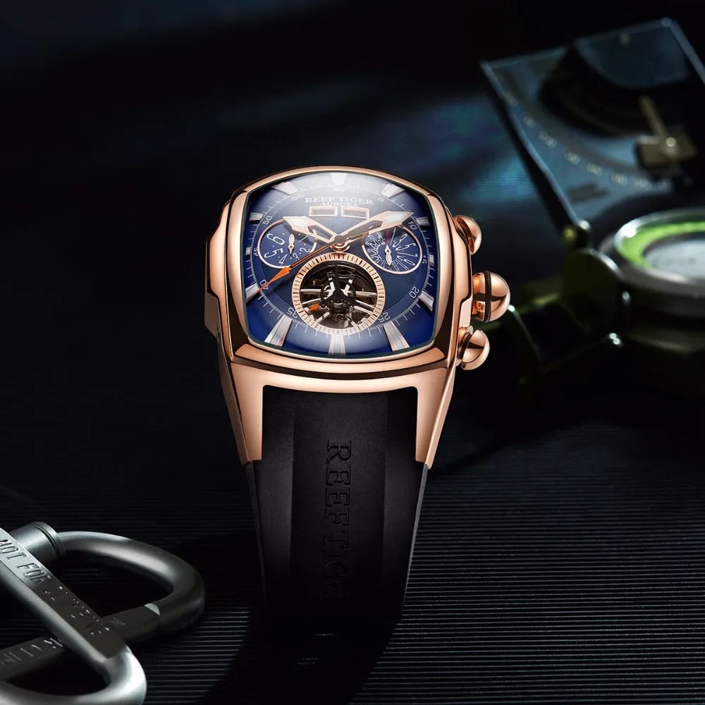 Aurora Big Sport Men Watch - Luminous Analog Tourbillon Watches