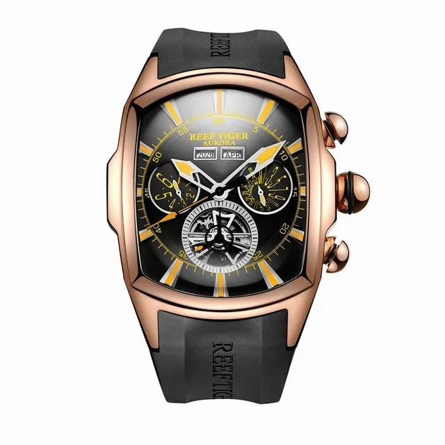 Aurora Big Sport Men Watch - Luminous Analog Tourbillon Watches
