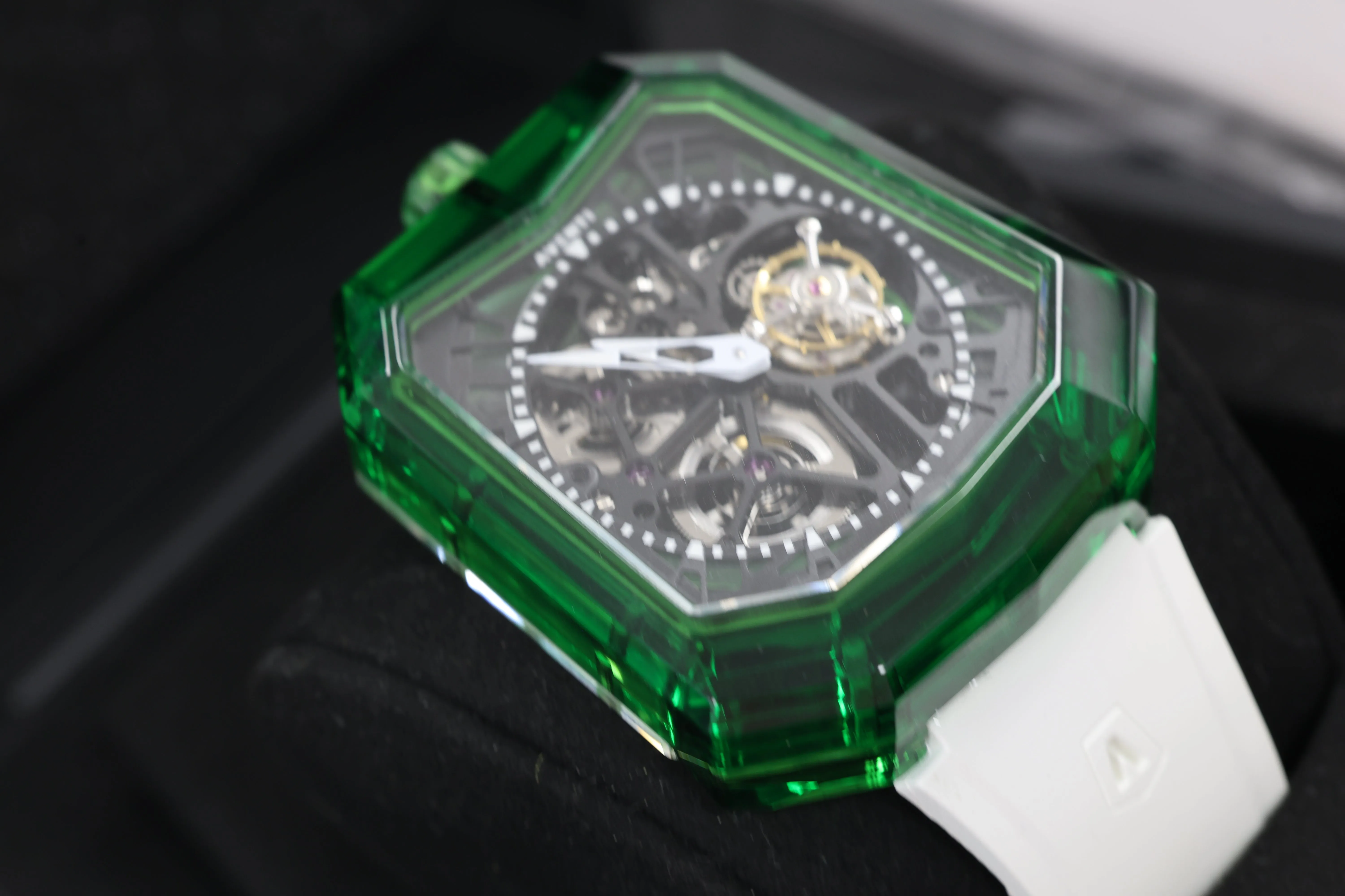Aventi Sapphire Collection Tourbillon Emerald Green A11-05