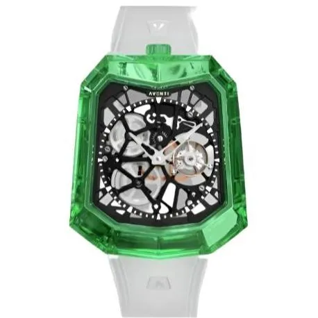 Aventi Sapphire Collection Tourbillon Emerald Green A11-05