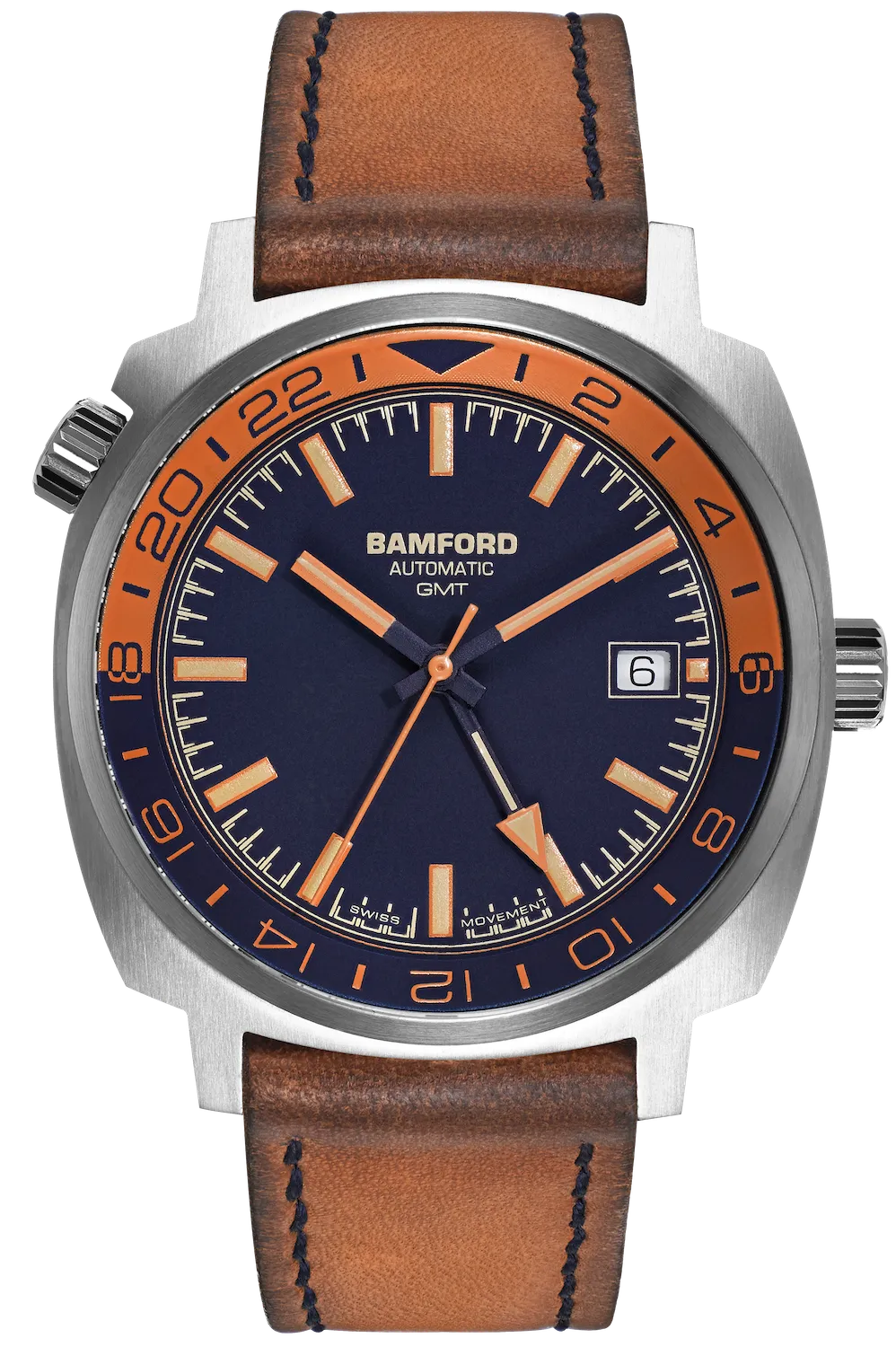 Bamford GMT Steel Tan Blue
