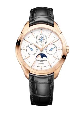 Baume et Mercier Clifton Baumatic Automatic Men's 18kt Rose Gold Watch 10470