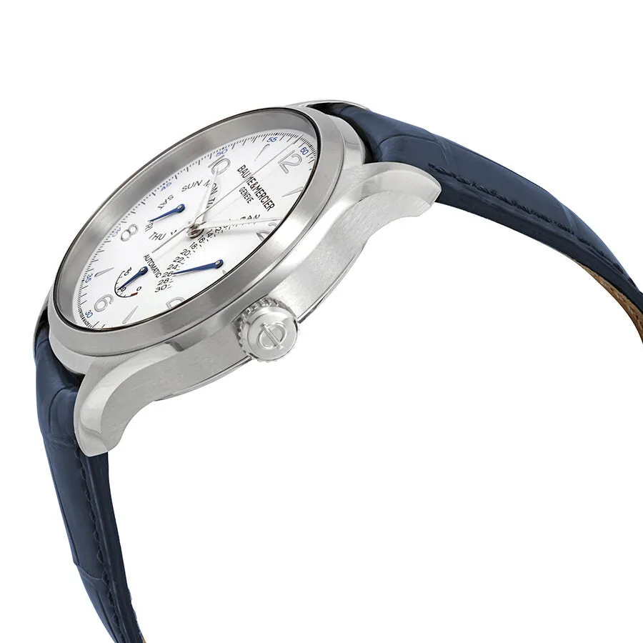 Baume et Mercier Clifton Retrograde Automatic White Dial Men's Watch 10449
