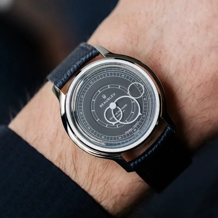 BEAUBLEU Seconde Française 19.24 Anthracite Gray Steel Bracelet