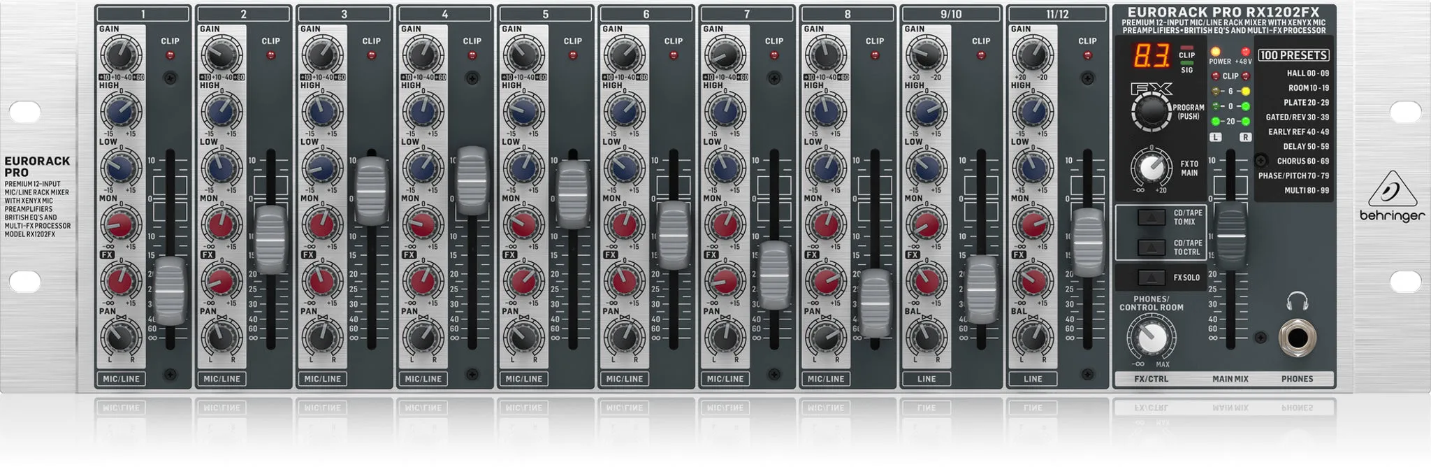 Behringer RX1202FX 12-Channel Mixer