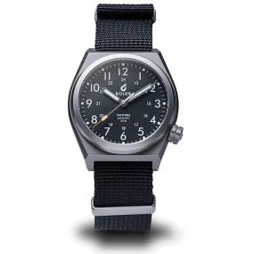 Boldr Venture Automatic Field Watch - Carbon Black