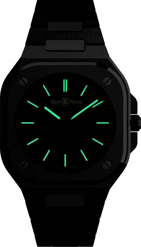 BR Watch BR 5 Skeleton Nightlum Rubber Limited Edition