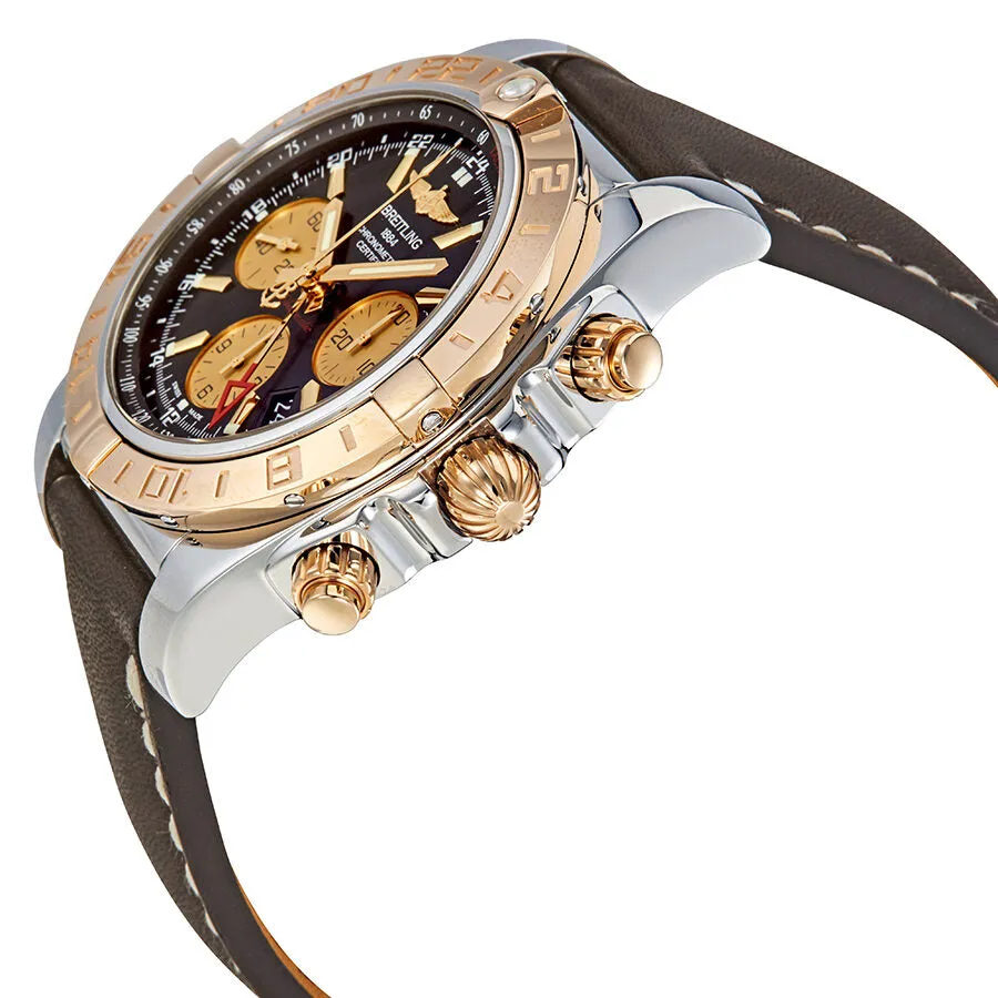 Breitling Chronomat 44 GMT Black Dial Men's Watch CB042012/BB86BKLT