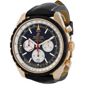 Breitling Navitimer Chrono-matic Automatic 18 kt Rose Gold Men's Watch R1436002-B923BKLT R1436002/B923
