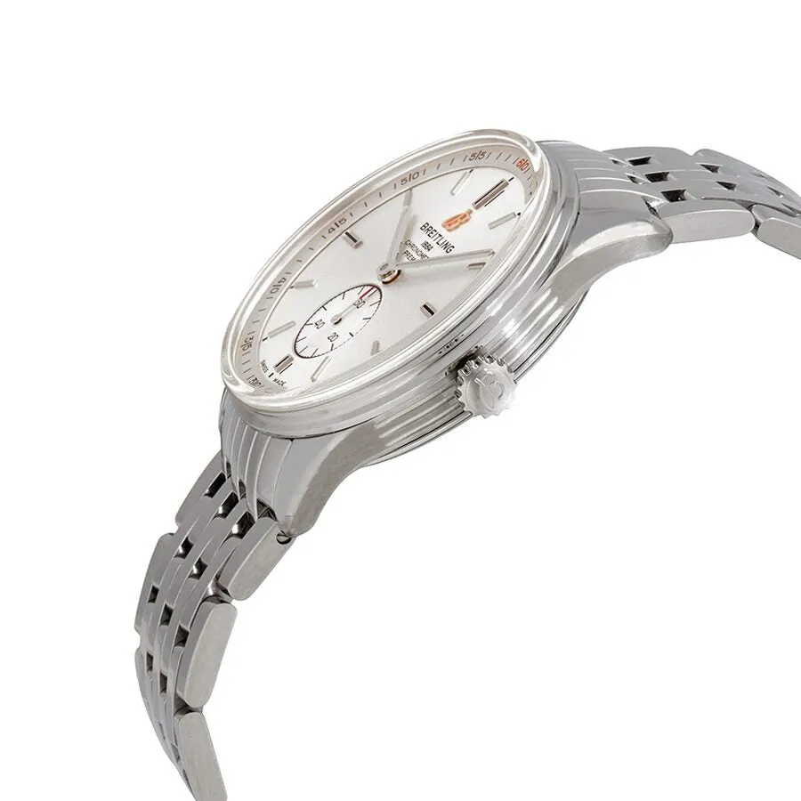 Breitling Premier Automatic Chronometer Silver Dial Men's Watch A37340351G1A1