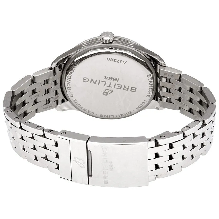Breitling Premier Automatic Chronometer Silver Dial Men's Watch A37340351G1A1