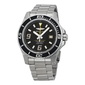 Breitling Superocean 44 Automatic Black Dial Men's Watch A1739102-BA78SS A1739102/BA78SS