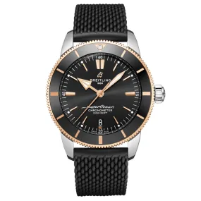 Breitling Superocean Heritage B20 44mm Black Dial 18ct Red Gold & Steel Automatic Gents Watch UB2030121B1S1