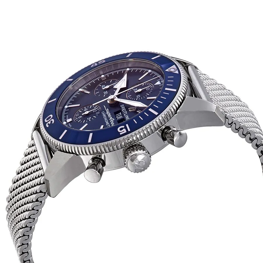 Breitling Superocean Heritage II Chronograph Automatic Chronometer Blue Dial Men's Watch A13313161C1A1