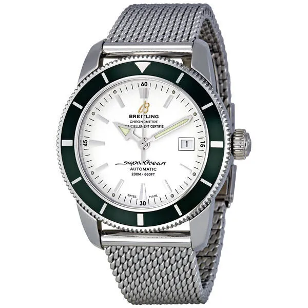 Breitling Superocean Heritage Silver Dial Men's Watch A1732136-G717SS A1732136-G717-154A