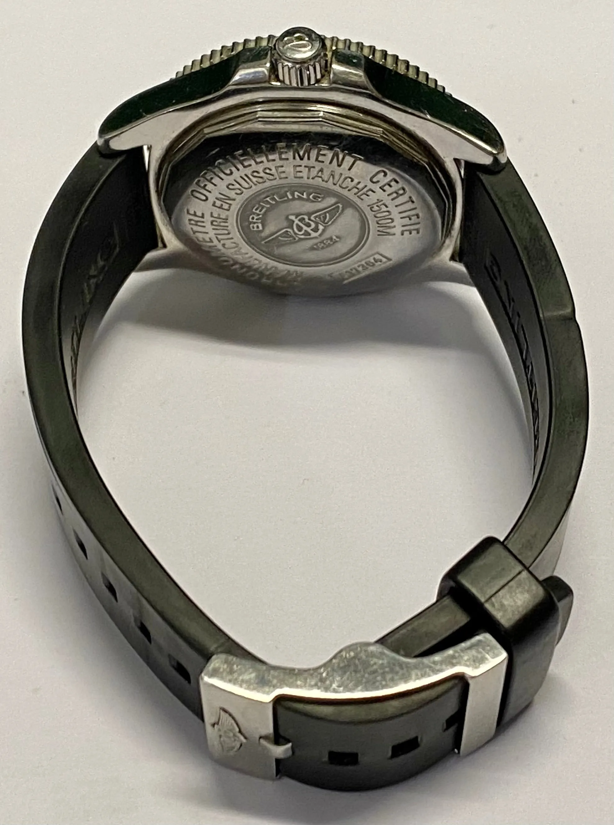 BREITLING Superocean SS w/ Black Rotating Bezel Men's Watch - $10K APR w/ COA!!!