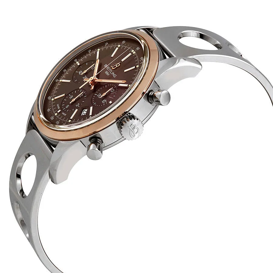 Breitling Transocean Chronograph Automatic Brown Dial Men's Watch UB015212/Q594-222A