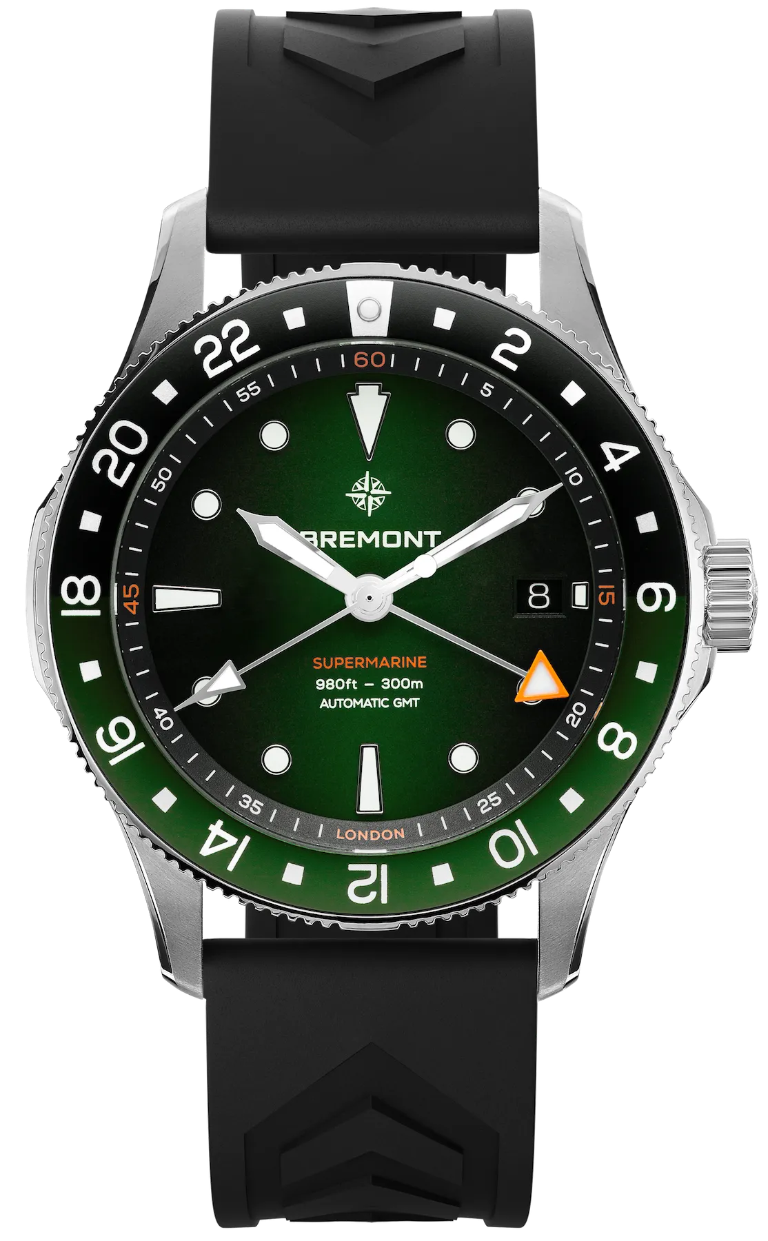 Bremont Supermarine 300M GMT Green Black Rubber