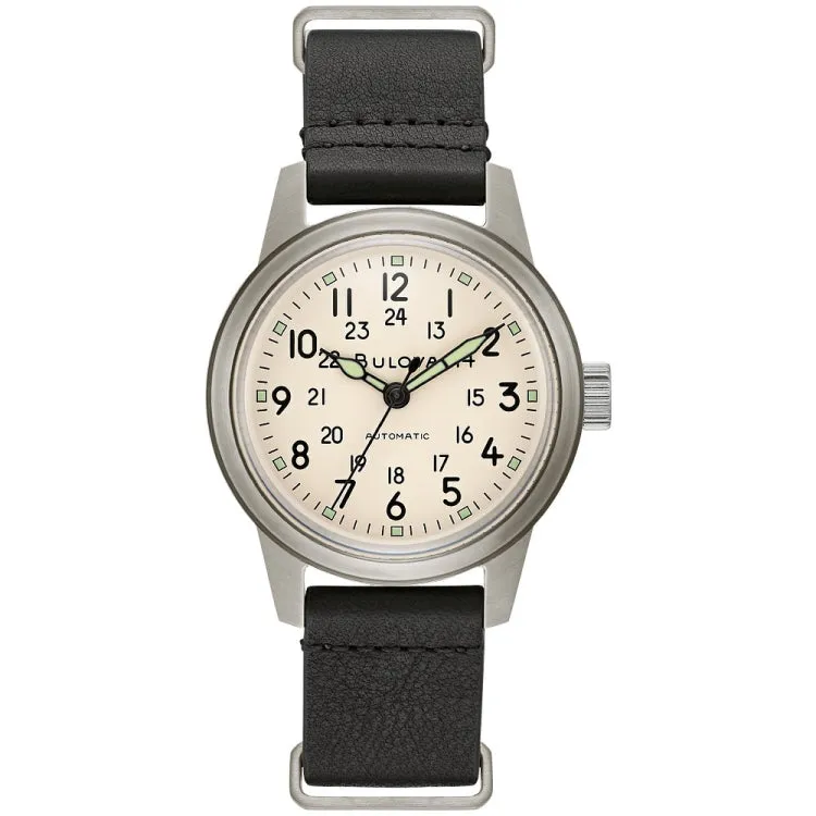 Bulova  Hack Mens Stainless Steel