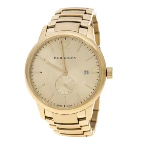 Burberry The Classic Stainless Steel Gold Dial Men's Watch BU10006