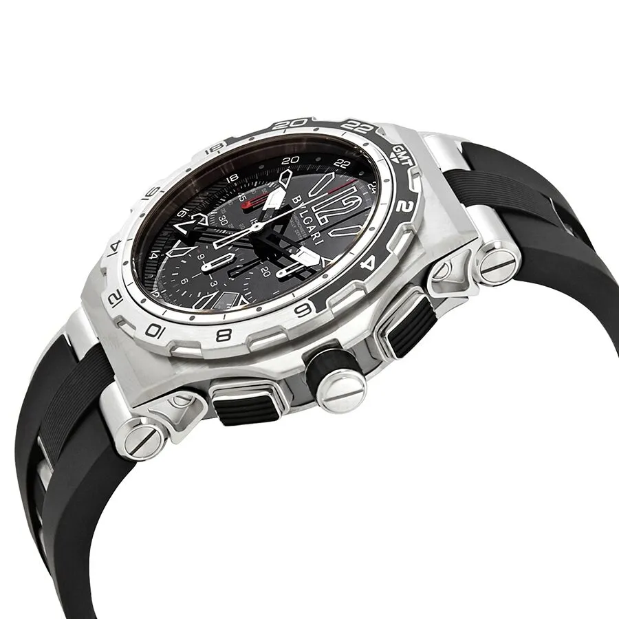 Bvlgari Diagono Automatic Black Dial Men's Watch 101734