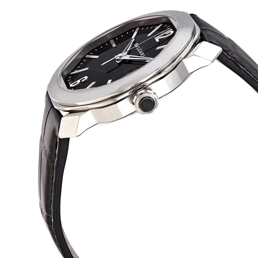 Bvlgari Octo Roma Automatic Black Dial Men's Watch 103084