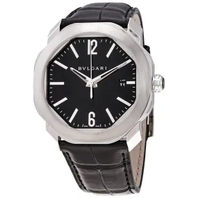 Bvlgari Octo Roma Automatic Black Dial Men's Watch 103084