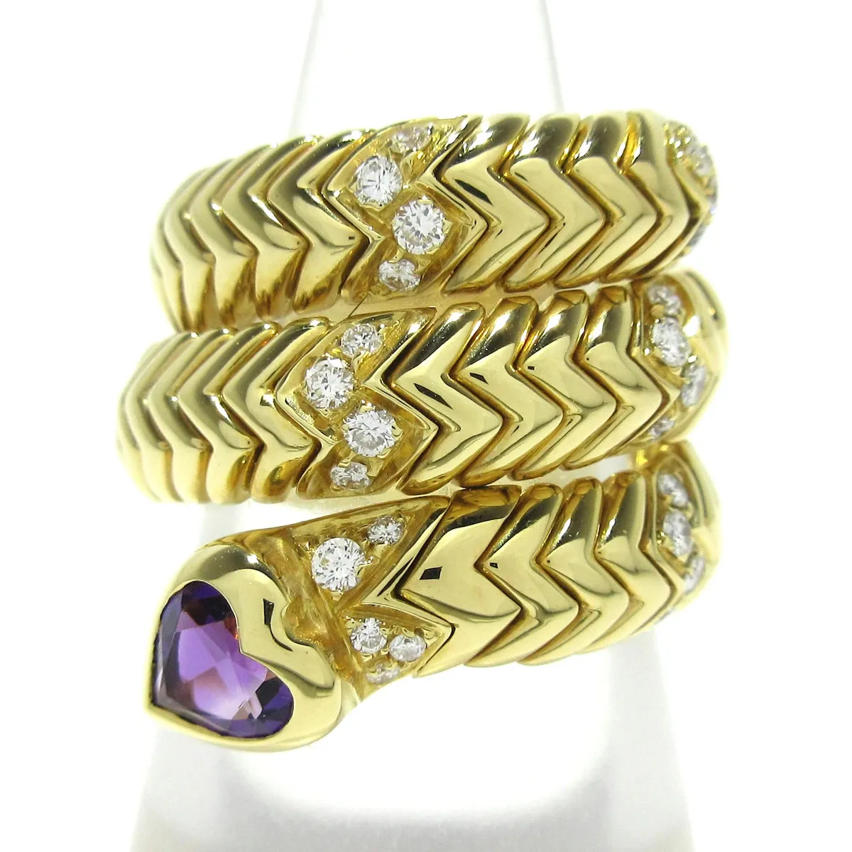Bvlgari Spiga Diamond Ring
