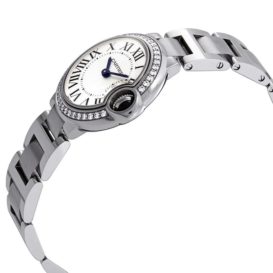 Cartier Ballon Bleu Diamond Ladies 28 mm Watch W4BB0015