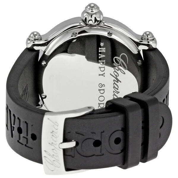Chopard Happy Beach Diamond Fish Steel Black Unisex Watch 28/8347-8