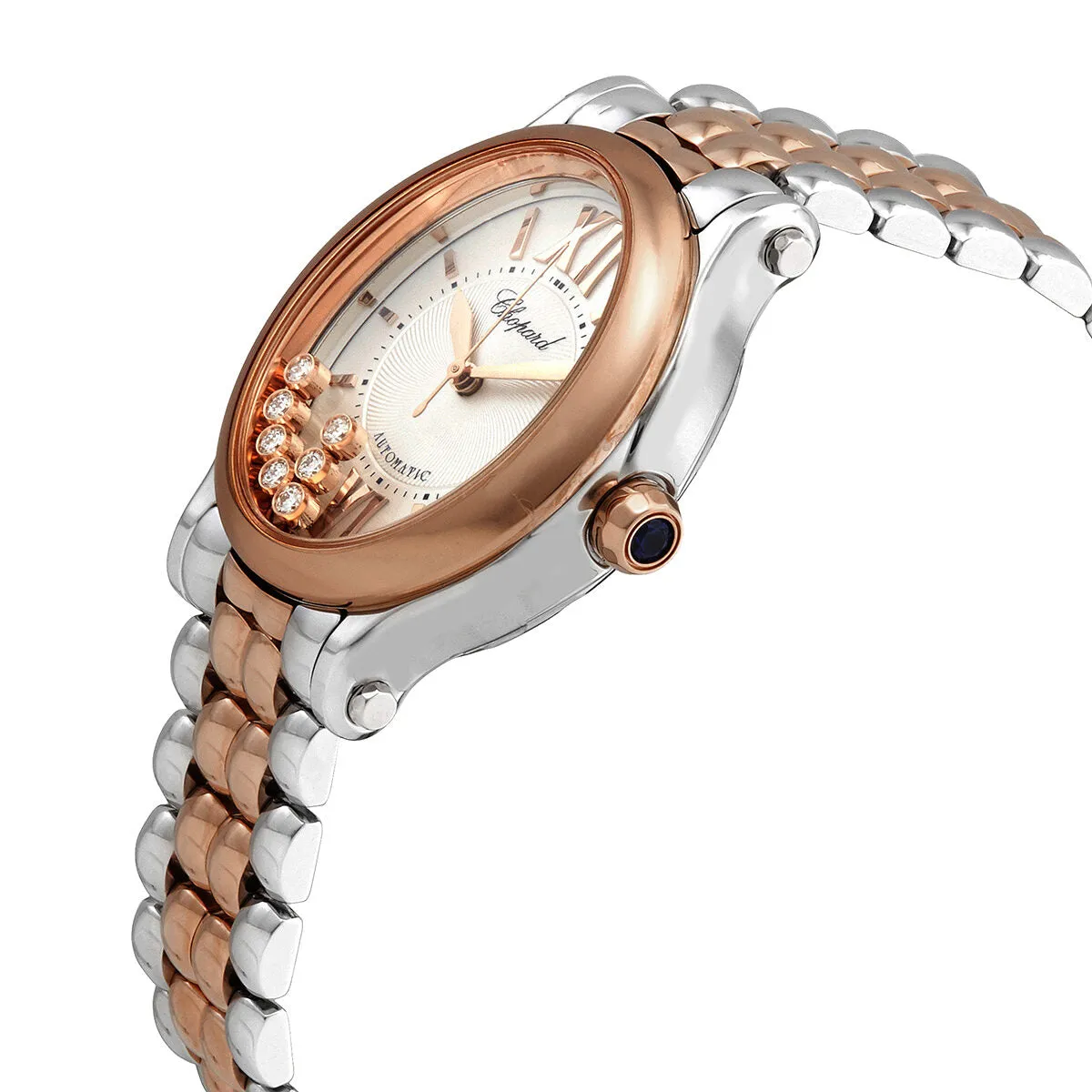 Chopard Happy Sport Automatic Chronometer White Dial Ladies Watch 278602-6002