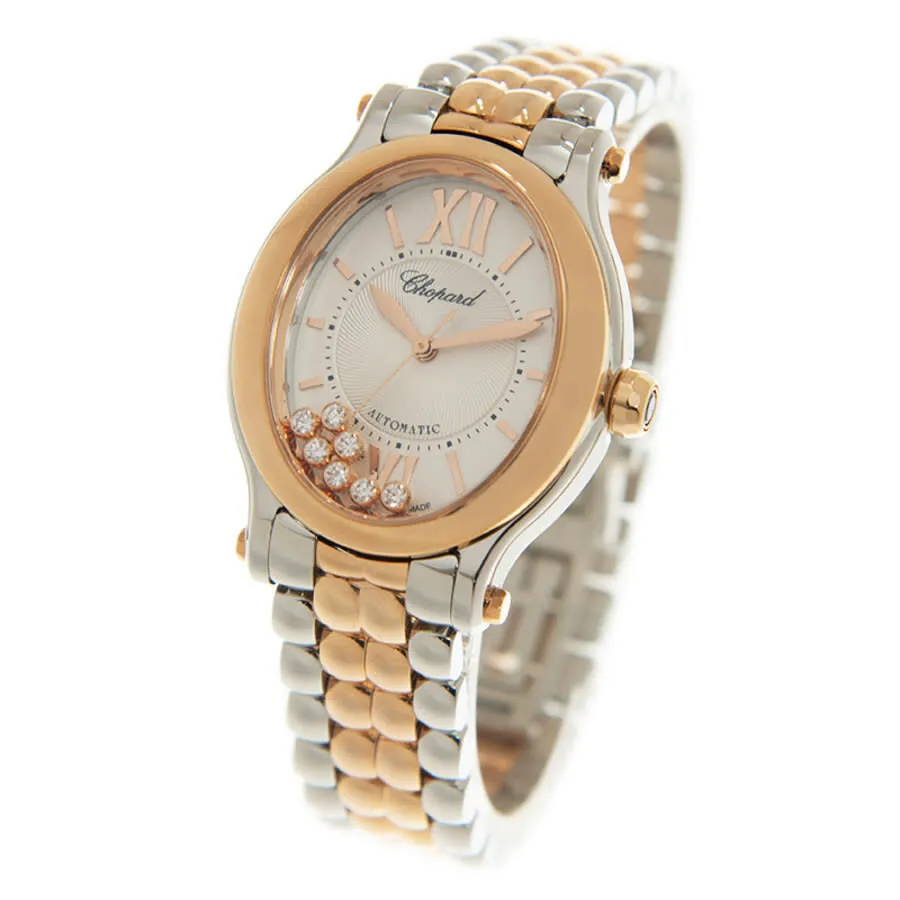 Chopard Happy Sport Automatic Chronometer White Dial Ladies Watch 278602-6002