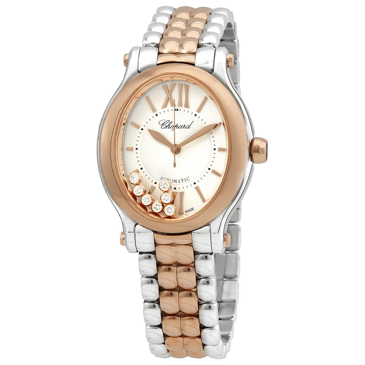 Chopard Happy Sport Automatic Chronometer White Dial Ladies Watch 278602-6002