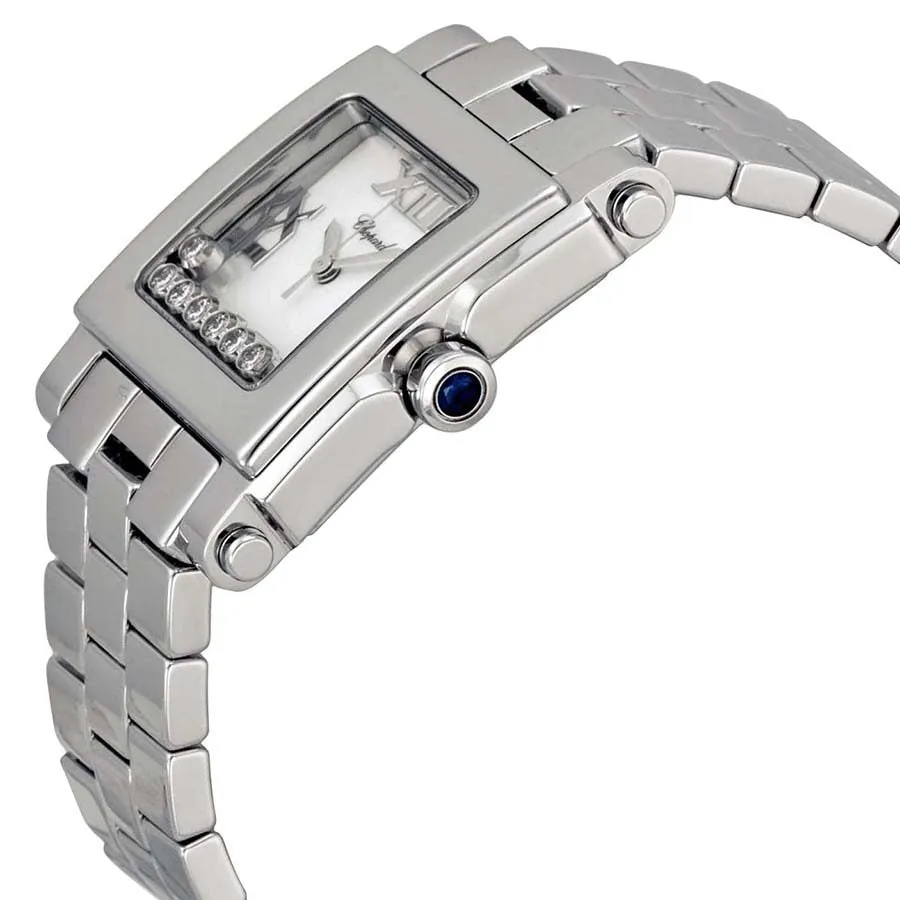 Chopard Happy Sport II White Dial Stainless Steel Ladies Watch 278496-3001