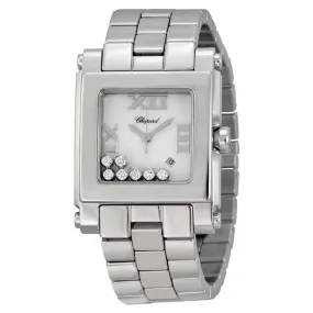 Chopard Happy Sport II White Dial Stainless Steel Ladies Watch 278496-3001