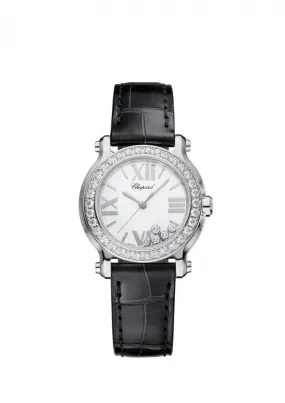 Chopard Happy Sport White Dial Diamond Ladies Watch 278509-3007 278509/3007