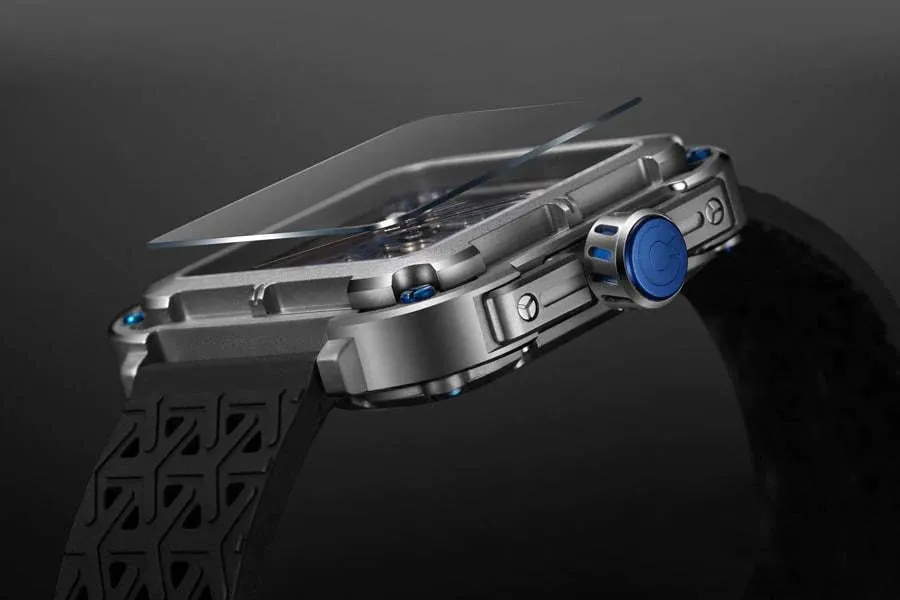CIGA Design X-Series Titanium Cyber Blue Automatic Watch
